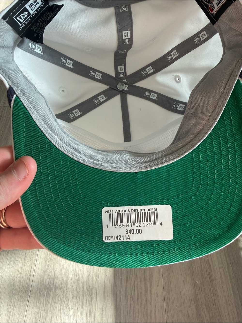 New Era Houston Astros 2021 Retro Texas Logo Golfer Snapback Hat White - Picture 3 of 4